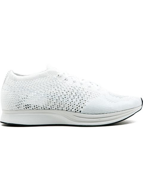 Nike Flyknit Racer Sneakers In White | ModeSens