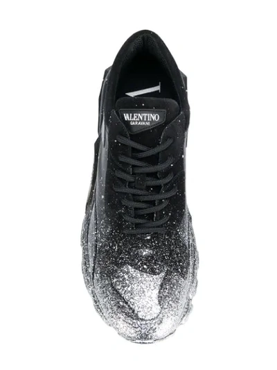 Shop Valentino Garavani Bounce Sneakers In Black