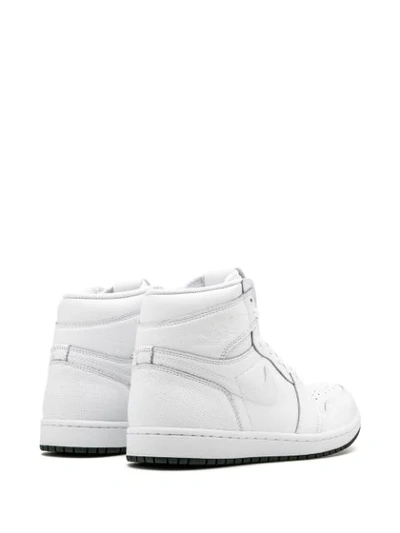 Shop Jordan Air  1 Retro High Og "white Perforated" Sneakers