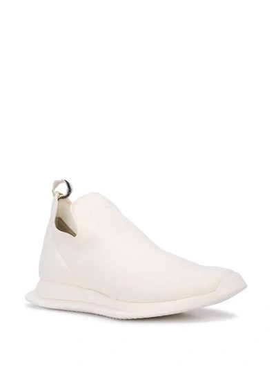 Shop Rick Owens Drkshdw Neoprene Slip-on Sneakers In White