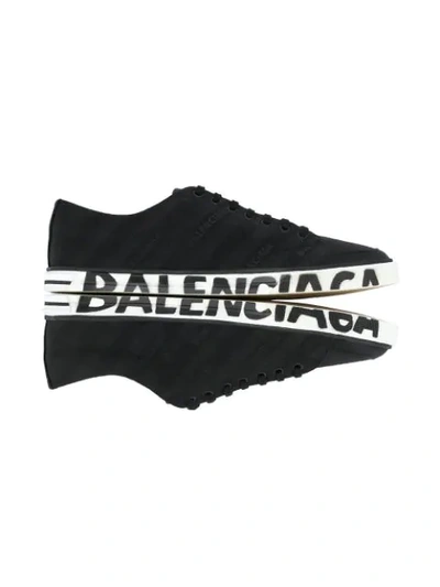 BALENCIAGA LOGO SNEAKERS - 黑色