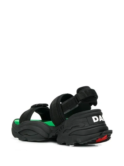DSQUARED2 WEDGE SANDALS - 黑色