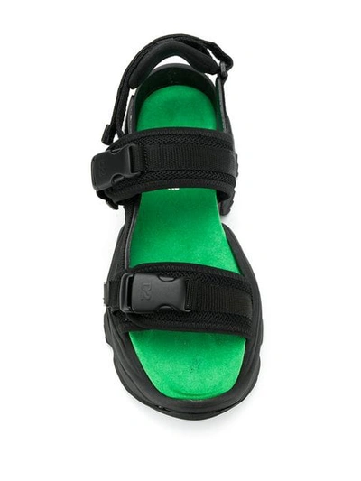 DSQUARED2 WEDGE SANDALS - 黑色