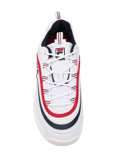 Shop Fila Ray Low Sneakers In White