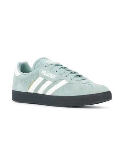 Shop Adidas Originals Adidas Gazelle Super Sneakers - Green