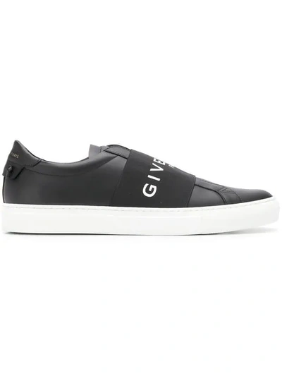 Shop Givenchy Elastic Skate Sneakers In Black