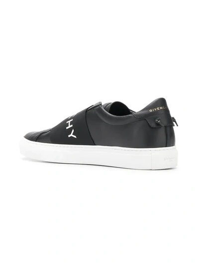 Shop Givenchy Elastic Skate Sneakers In Black