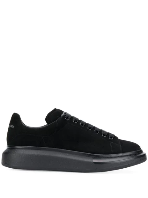 alexander mcqueen black suede sneakers