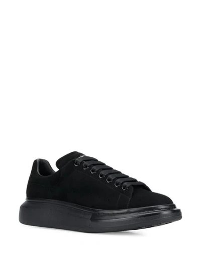 Buy Alexander McQueen Oversized Sneaker 'Black Suede' - 625167