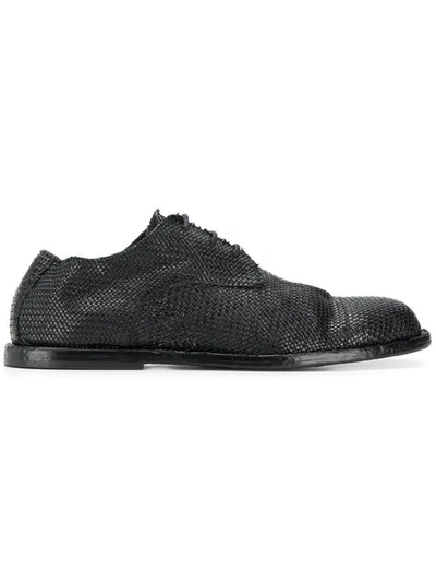 Shop Ann Demeulemeester Flat Lace-up Shoes In 099