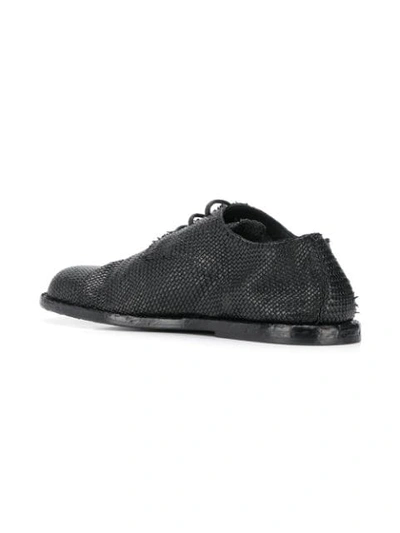 Shop Ann Demeulemeester Flat Lace-up Shoes In 099
