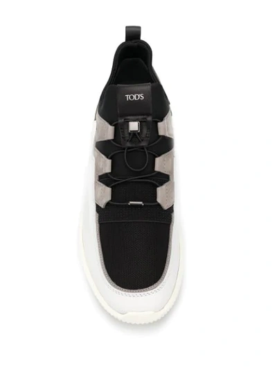 TOD'S LACE UP SNEAKERS - 黑色