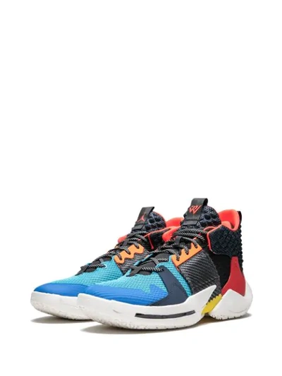 Shop Jordan Why Not Zer0.2 "future History" Sneakers In Blue