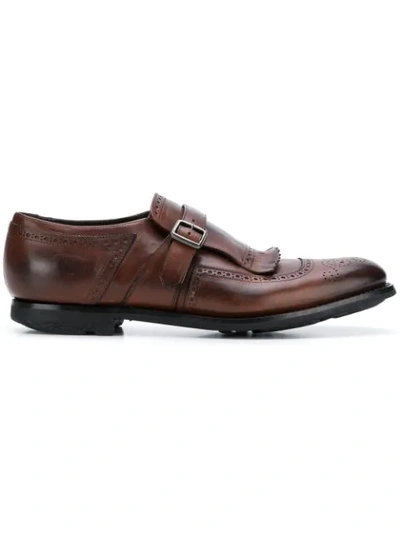 Shop Church's Classic Brogues In Brown