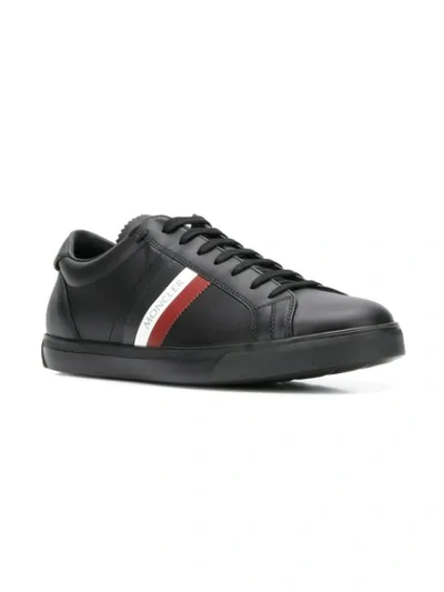 Shop Moncler La Monaco Sneakers In Black
