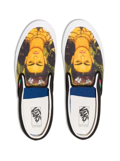 VANS FRIDA PORTRAIT印花无带板鞋 - 多色