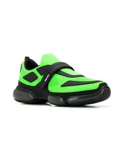 Shop Prada Cloudbust Sneakers In Green