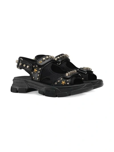 Shop Gucci Sandal With Studs In Black