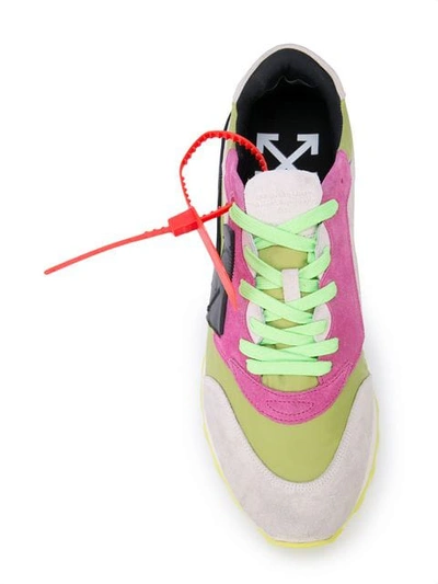 Shop Off-white Vintage Arrow Sneakers In Green
