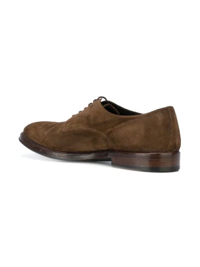 Shop Alberto Fasciani Lace-up Derby Shoes In Brown
