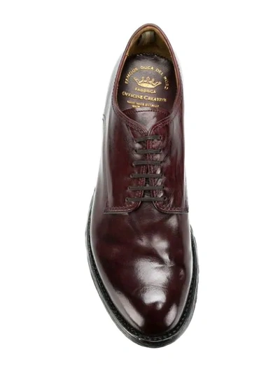 Shop Officine Creative Anatomia Lace-up Shoes In Red