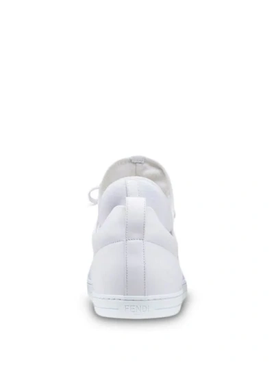 FENDI SCUBA INSERT SNEAKERS - 白色