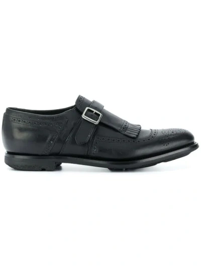 Shop Church's Shanghai Loafers In Black