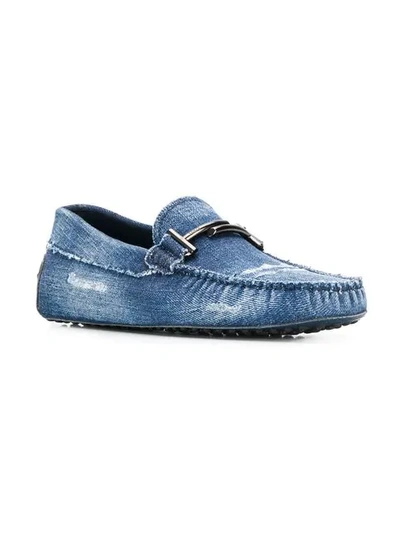 TOD'S GOMMINO LOAFERS - 蓝色