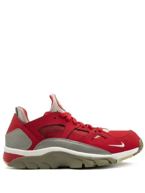 Nike Air Trainer Huarache Low Sneakers In Red | ModeSens