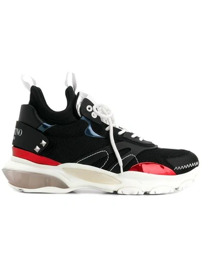 VALENTINO VALENTINO GARAVANI BOUNCE SNEAKERS - 黑色