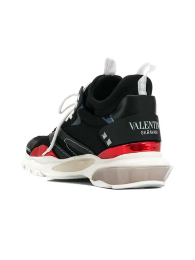 Shop Valentino Bounce Sneakers In Black