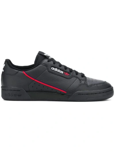 Shop Adidas Originals Continental 80 Sneakers In Black
