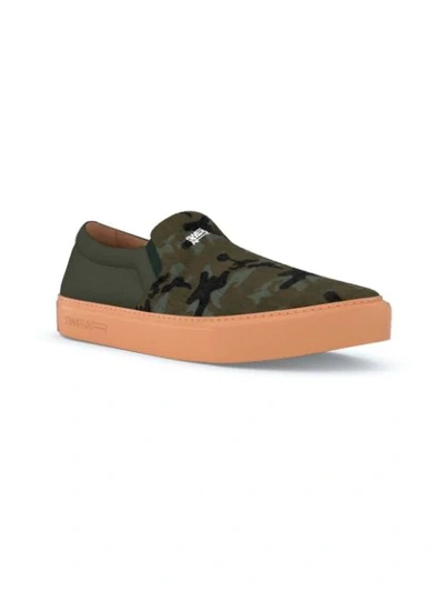 Shop Swear Maddox Slip-on Sneakers In Green