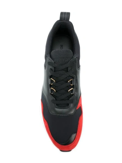 Shop Buscemi Ventura Runner Sneakers In Black