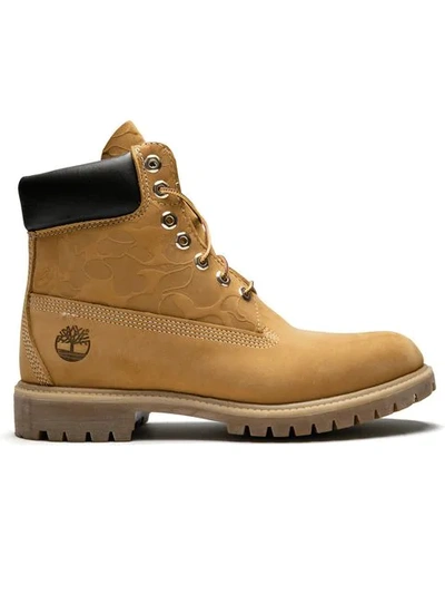Shop Timberland X Undefeated X Bape 6 Inch Premium Sneakers In Yellow