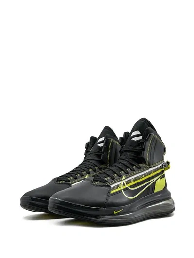 Nike Air Max 720 Saturn As Qs Hi-top Sneakers In Black