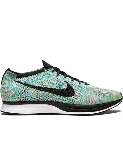 Nike Flyknit Racer Sneakers In Green | ModeSens