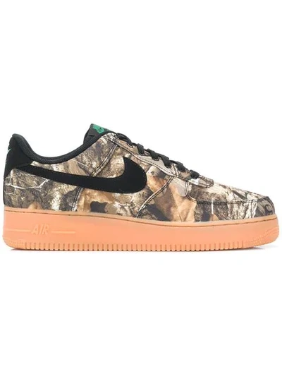 Shop Nike Air Force 1 Low "realtree Camo" Sneakers In Green