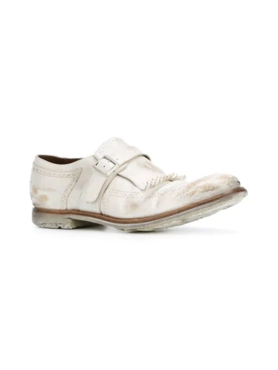 Shop Church's Fringed Buckle Loafers In Neutrals