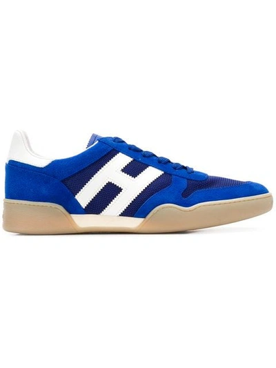 Shop Hogan H357 Sneakers In Blue