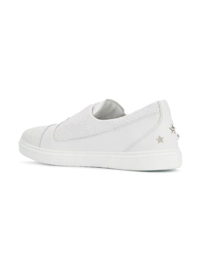 Shop Jimmy Choo Caspian Sneakers In White