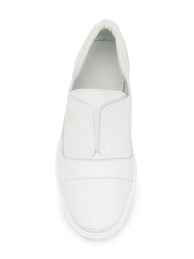 Shop Jimmy Choo Caspian Sneakers In White