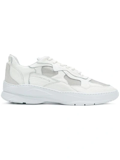 Shop Filling Pieces Colourblock Low Top Sneakers In White