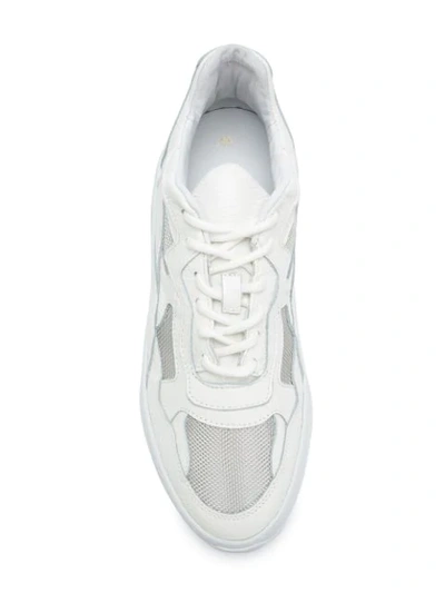Shop Filling Pieces Colourblock Low Top Sneakers In White