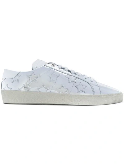 Shop Saint Laurent Classic Court Sl/06 California Sneakers In Metallic