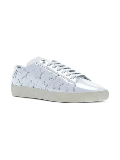 Shop Saint Laurent Classic Court Sl/06 California Sneakers In Metallic