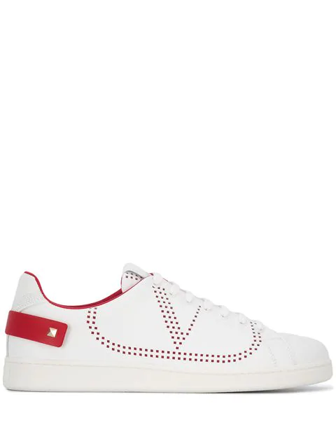 valentino perforated sneakers