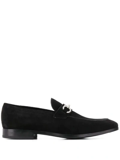 Shop Ferragamo Classic Formal Loafers In Black