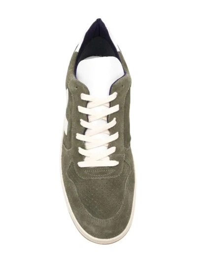 Shop Veja Lace-up Sneakers - Green