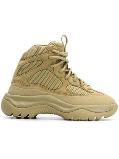 Shop Yeezy Desert Boot Sneakers In Neutrals